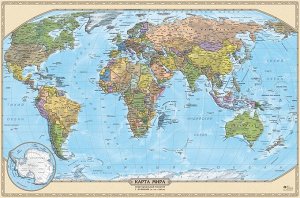Карта-пазл.Большой пазл мира( по странам)