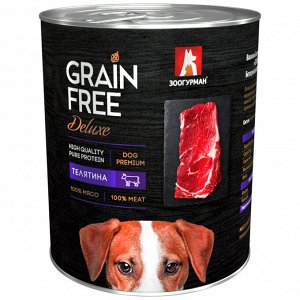 "GRAIN FREE" Телятина д/с ж/б 350гр 1/20