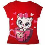Футболка Coffee Красный
