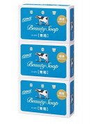 Молочное освежающее 
туалетное мыло с прохладным 
ароматом жасмина
«Beauty Soap» синяя упаковка    (кусок 130 г) ? 3 шт / 24