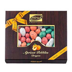Конфеты BIND CHOCOLATE Apricot Pebbles Dragees 100 г 1 уп.х 12 шт.