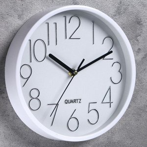Часы настенные, серия: Классика, "Элегант", дискретный ход, d=22.5 см