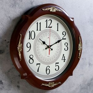 Часы настенные, серия: Классика, "Баконг", венге, 40х40 см
