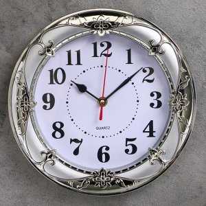 Часы настенные, серия: Классика, "Ева", 24 х 24 см, в ассортименте