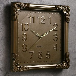Часы настенные, серия: Классика, "Мона", 30х30 см, песочные