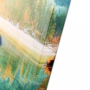 Модульная картина "Горное озеро" (2-25х50, 30х60 см)  60х80 см