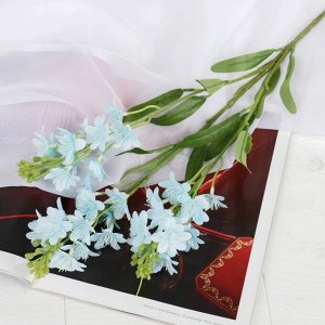 Цветок искусственный "Левизия" 4*64 см, голубой