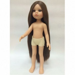 14825 Кукла Кэрол Нора б/о, 32 см (прямые волосы до щиколоток, пробор прямой, глаза карие)
