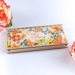 Конверт деревянный с печатью &quot;С Днём Рождения!&quot; бабочки
