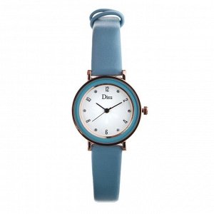 Часы наручные женские "Ачерра", d=3.5 см, серый ремешок