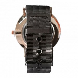 Часы наручные женские "Ливато", d-3.7 см, черные