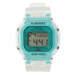 Часы наручные электронные "Самнер", спортивные, влагозащищенные, синие 4460535