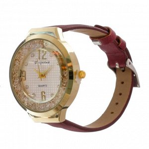 Часы наручные женские "Shengmeimk", ремешок из экокожи, микс