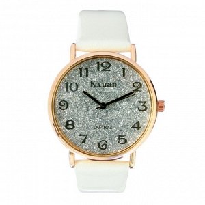 Часы наручные женские "Kxuan", d=3.5 см, белые 4407095