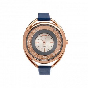 Часы наручные женские "Кравьери", циферблат d=3.8 см, синий  микс 4415679