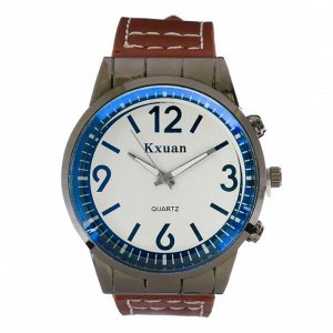 Часы наручные мужские "KX - мужская классика" d=4.2 см, микс