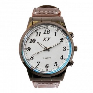 Часы наручные мужские "KX - мужская классика" d=4.2 см, микс