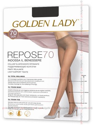 Golden lady, repose 70