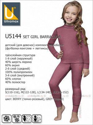 Ultramax, u5144 set girl barracuda