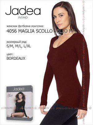 Jadea, 4056 maglia scollo lollo manica lunga