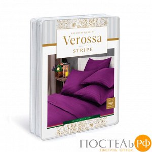 КПБ "Verossa" Stripe Семейный Violet КПБ VRT 3010 70012 ST13 23 (Чемодан ПВХ)