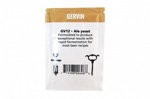 Дрожжи пивные Gervin GV12 Ale Yeast, 11 г