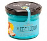 Крем-мёд Медолюбов Голубая лагуна 125 мл (ананас, кокос)