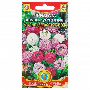 Семена цветов "Плазмас" Примула мелкозубчатая крупноцветковая смесь, Мн, 0,01 г