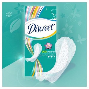 DISCREET  Ежедневные гигиенические прокладки Deo Water Lily Multiform (100 шт.)