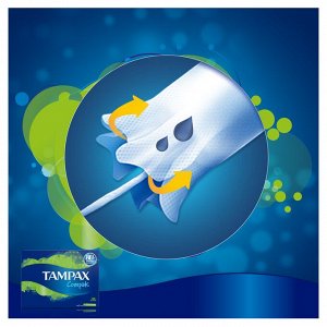 TAMPAX Compak Тампоны женские гигиенические с аппликатором Super Duo 16шт ПрепакКороб