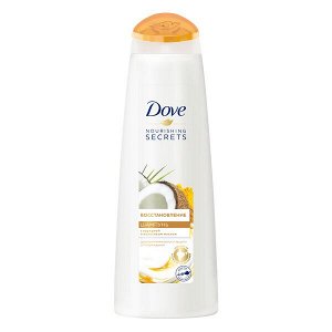 NEW Шампунь DOVE 380мл Восстановление с куркумой и кокосовым маслом Nourishing Secrets