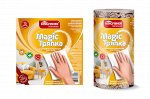 MAGIC ТРЯПКА супервпитывающая для пола &quot;KINGFISHER&quot;,  50% вискоза + 50% полиэстер, 28*40см, 15 листов
