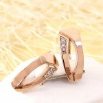 Серьги позолота  H01-5645