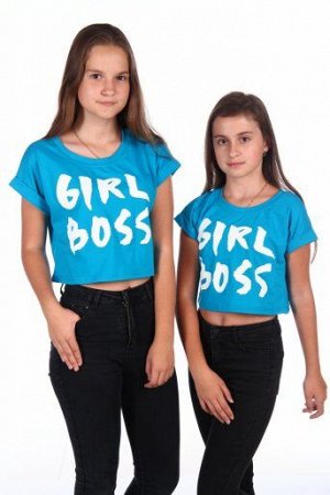 Футболка Girl Boss (Ментол)