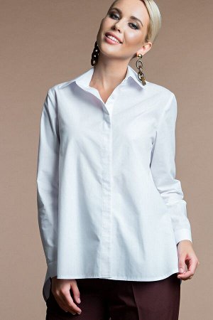 Блуза А-силуэта из хлопка (Б-118-1)