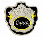Светоотражающая нашивка Узоры 45 х 45 мм &quot;Sweet&quot; (уп. 10 шт.)