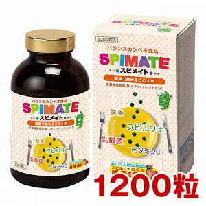 Спирулина для детей Algae SPIMATE с витамином С 1200t