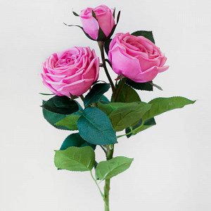 Роза пионовидная (3 бутона). Искусственный цветок.