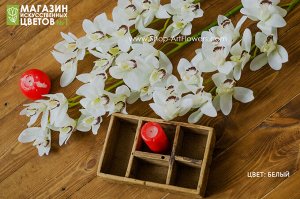 Орхидея Цимбидиум (12 цветков). Искусственный цветок.