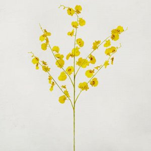 Орхидея Онцидиум 5 ответвлений, мелкая. Искусственный цветок.