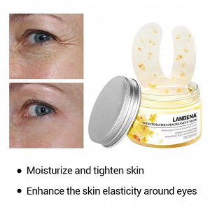 Патчи под глаза LANBENA  GOLD OSMANTHUS Eye Mask от морщин и темных кругов 50 шт