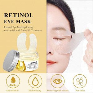 Патчи под глаза LANBENA Retinol Eye Mask от морщин с ретинолом ,50 шт