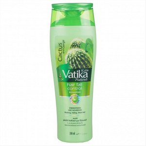 Шампунь Контроль выпадения волос Ватика Hair Fall Control (Cactus and Gergir) Vatika 200 мл.