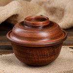 Горшок для запекания &quot;Домашний&quot;, гладкий, с крышкой, 0.5 л