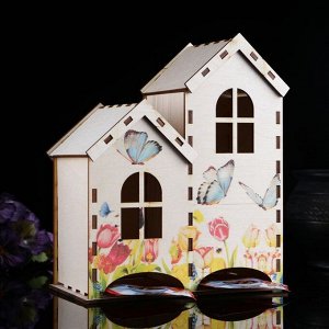 Чайный домик "Бабочки на лугу", 20х17,4х8,6 см