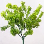 Трава с круглыми листьями, малая.  Искусственные растения