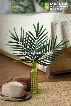 Лист пальмы, 55 см.  Искусственное растение