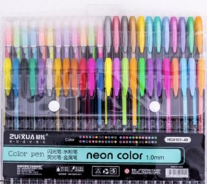 Гелевые Неоновые ручки 48  цветов