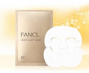 FANCL Moist & Lift Mask Подтягивающая и увлажняющая маска для лица, 6 шт.