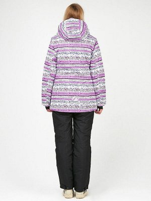 Женский зимний костюм горнолыжный фиолетового цвета 01937F